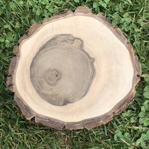 Podstavec drevený orechový - 20cm